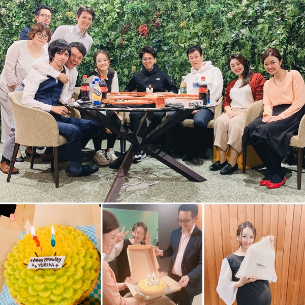 初の産休・育休取得、誕生日会・宅建士合格祝い（仮）