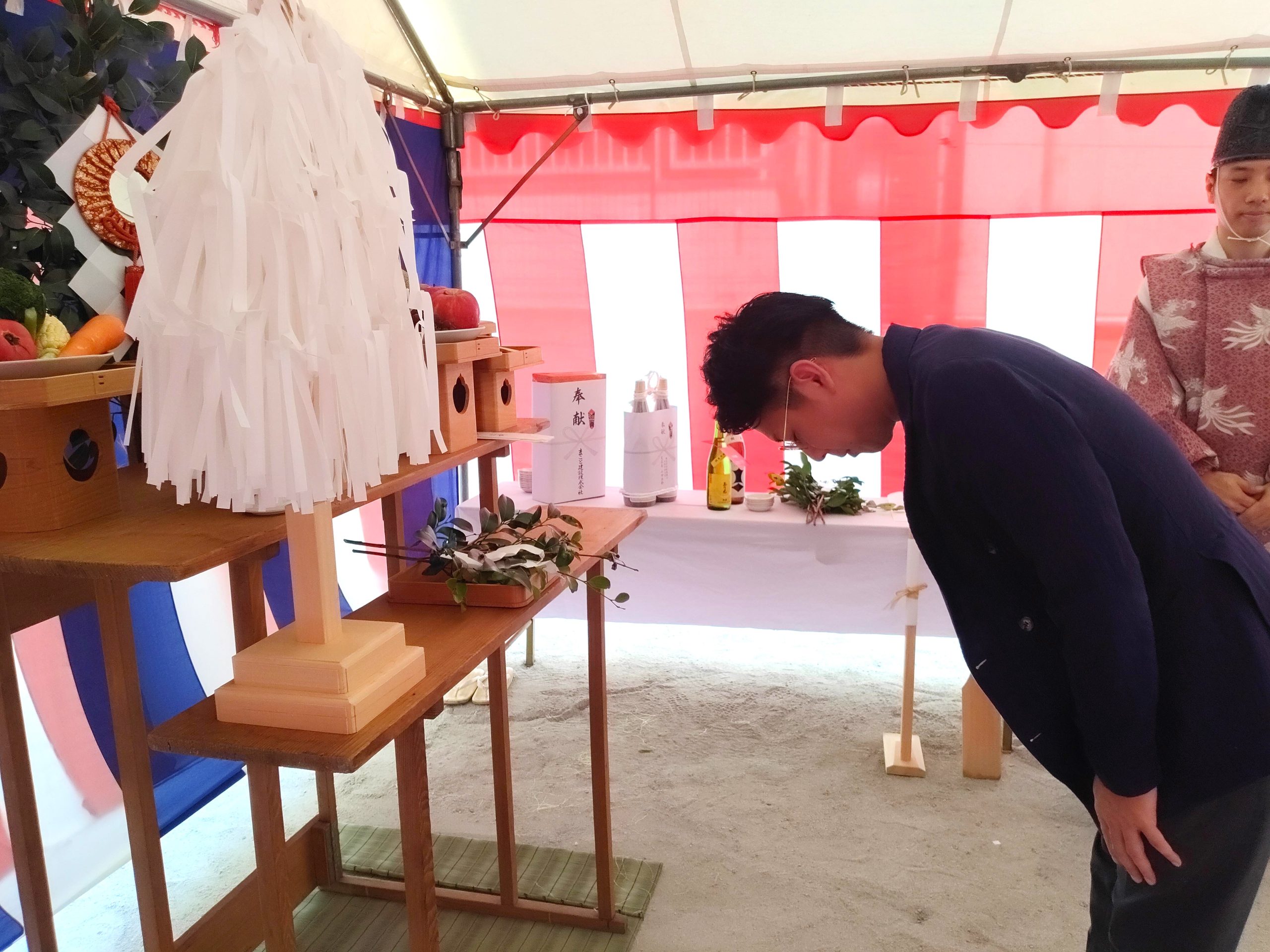 地鎮祭を執り行いました